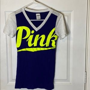 VS PINK V-Neck Tee